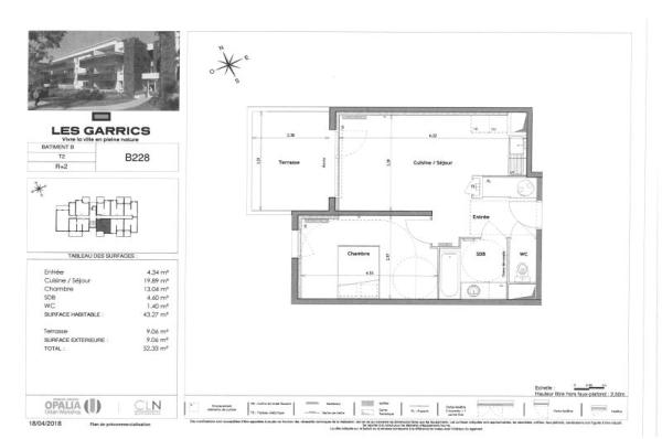 GARRICS_B228_NIMES_CHU_CAPRIM_MONTPELLIER_Plan